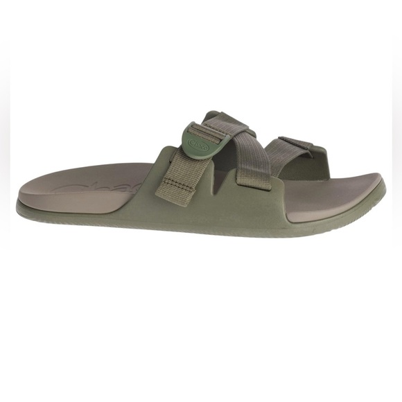 Chaco Men's sz 8 Green Chillos Adjustable Lightweight Comfort Slide New in Box - Picture 1 of 11